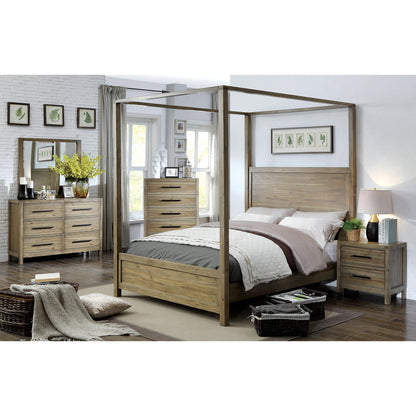  Furniture of America Garland California King Canopy Bed CM7355CK-BED IMAGE 3