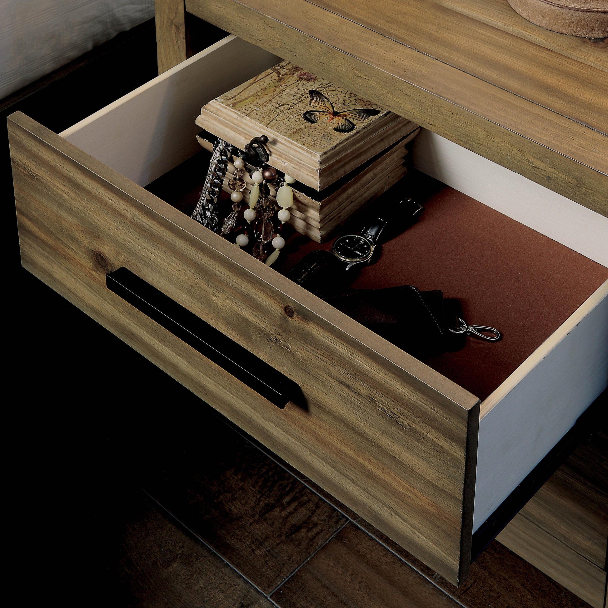  Furniture of America Garland 2-Drawer Nightstand CM7355N IMAGE 3
