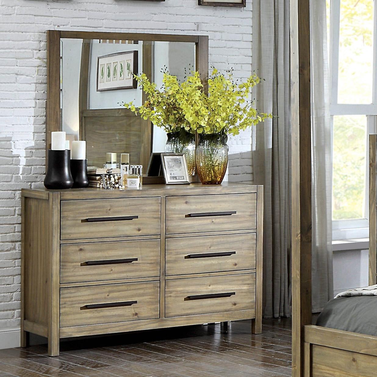  Furniture of America Garland 6-Drawer Dresser CM7355D IMAGE 2