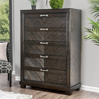  Furniture of America Argyros 5-Drawer Chest CM7315C IMAGE 1