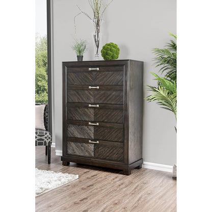  Furniture of America Argyros 5-Drawer Chest CM7315C IMAGE 2