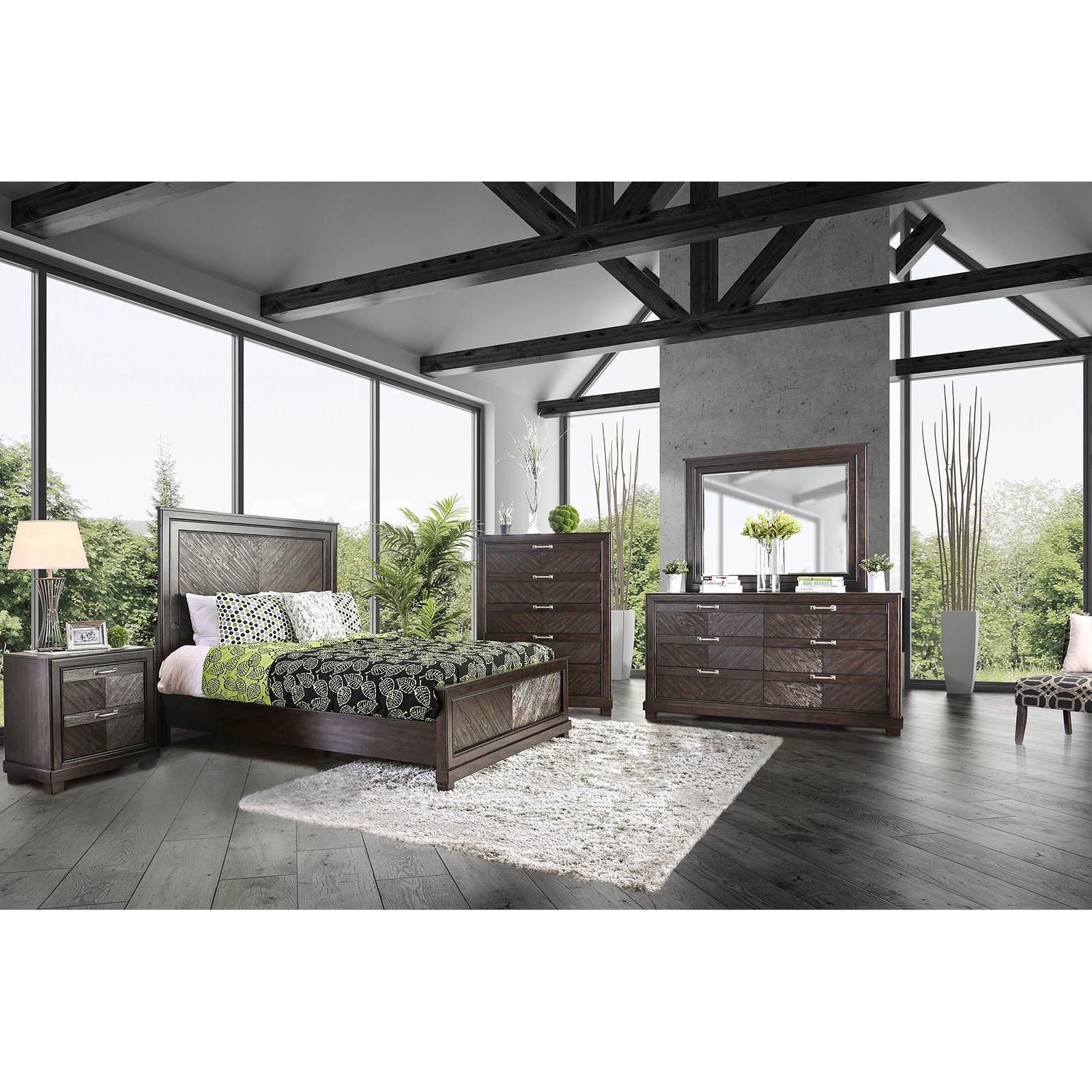  Furniture of America Argyros 5-Drawer Chest CM7315C IMAGE 4