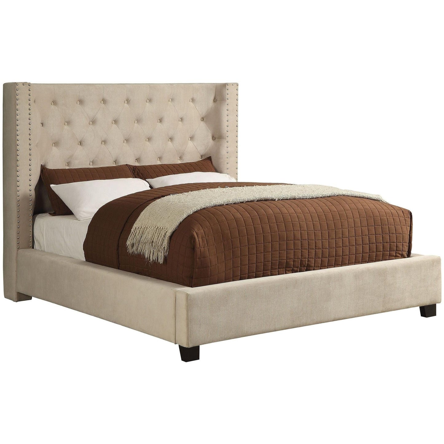  Furniture of America Cayla California King Bed CM7779IV-CK-BED IMAGE 1