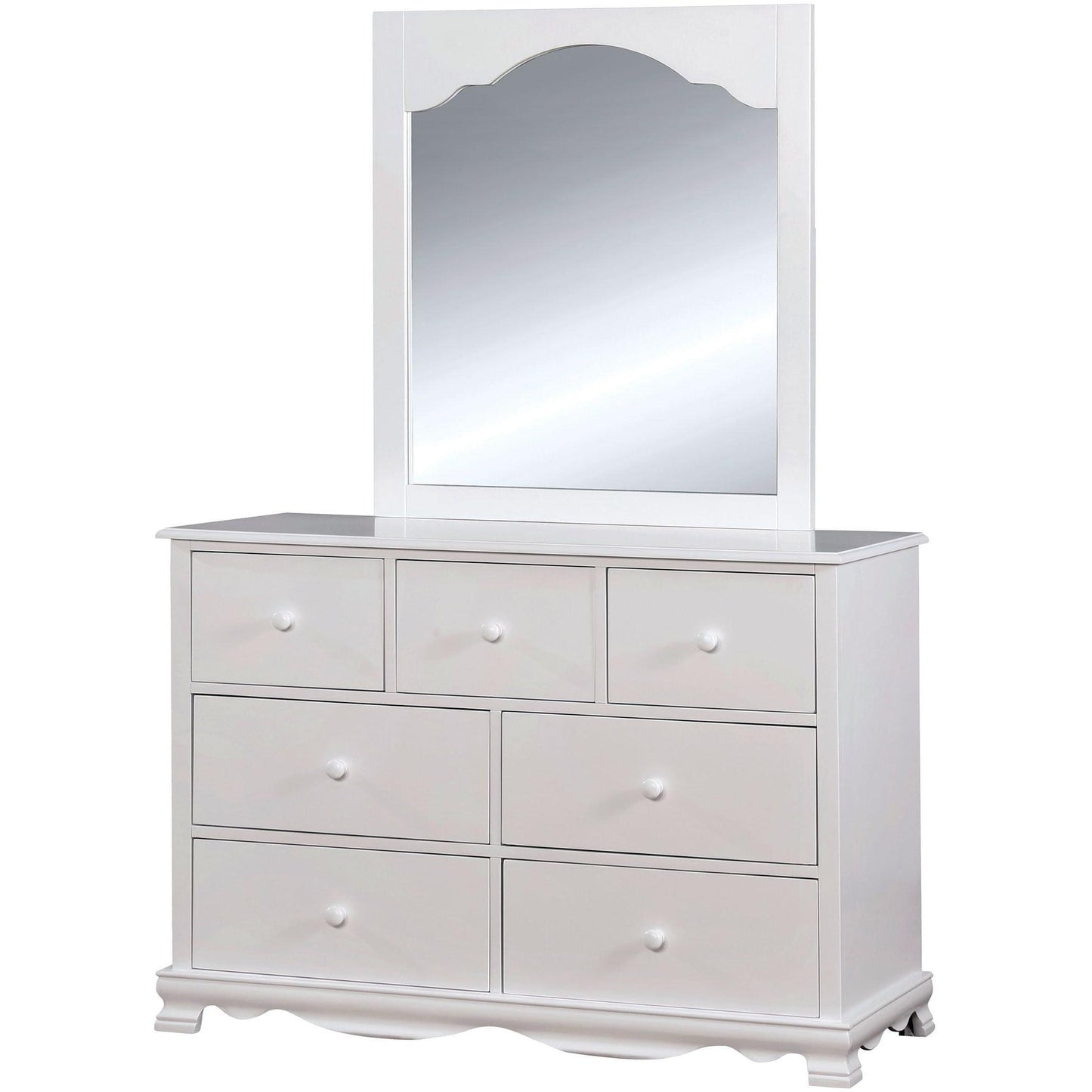  Furniture of America Kids Dresser Mirrors Mirror CM7159WH-M IMAGE 2