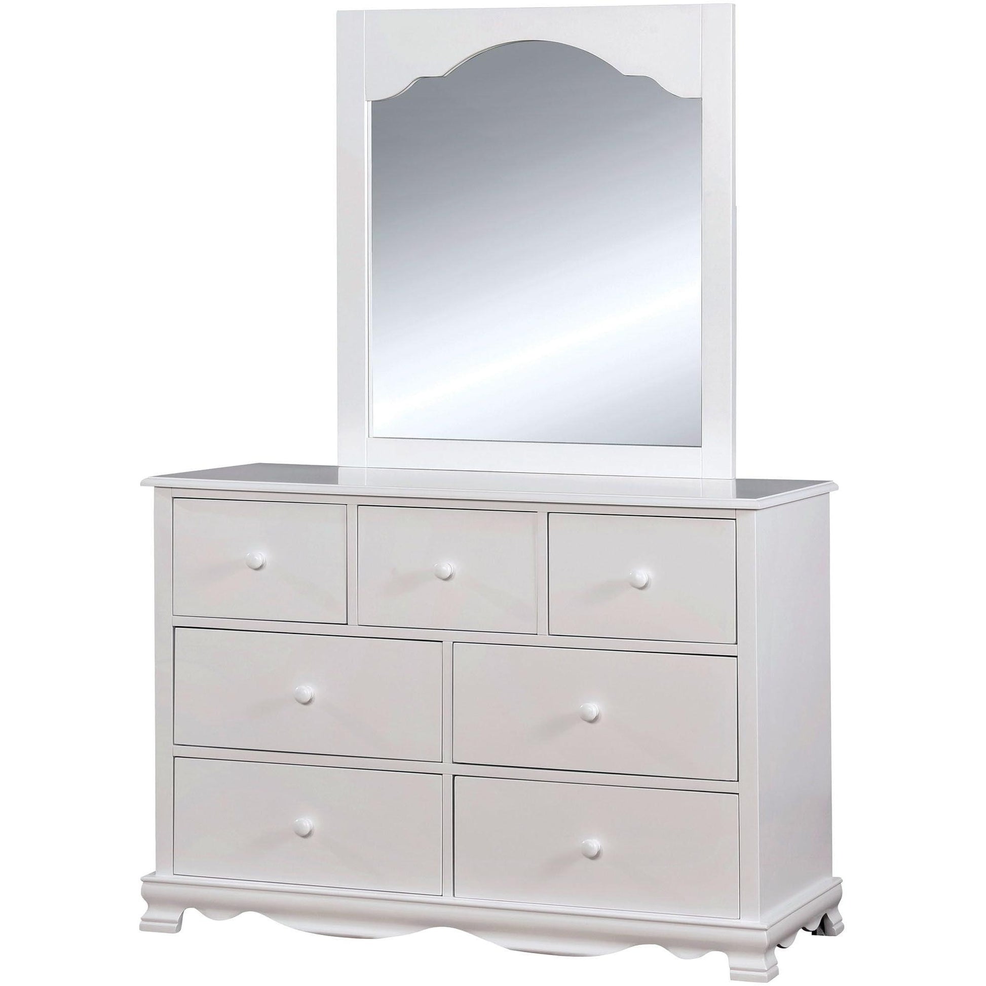  Furniture of America Kids Dresser Mirrors Mirror CM7159WH-M IMAGE 2