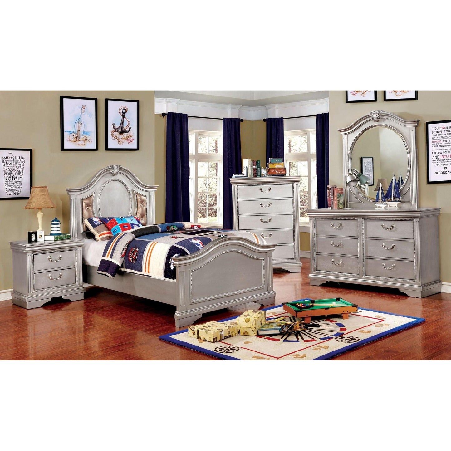  Furniture of America Claudia 5-Drawer Chest CM7199C IMAGE 7