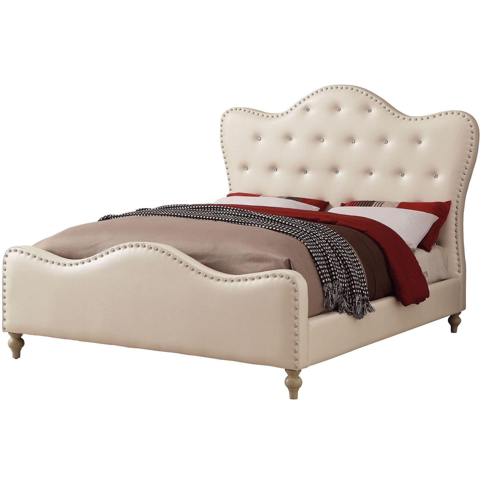  Furniture of America Sugar King Panel Bed CM7884IV-EK-BED IMAGE 1