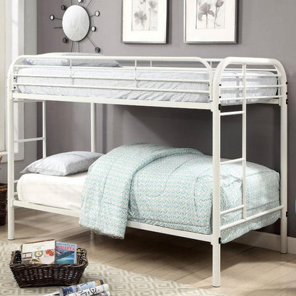  Furniture of America Kids Beds Bunk Bed CM-BK931WH-TT IMAGE 1