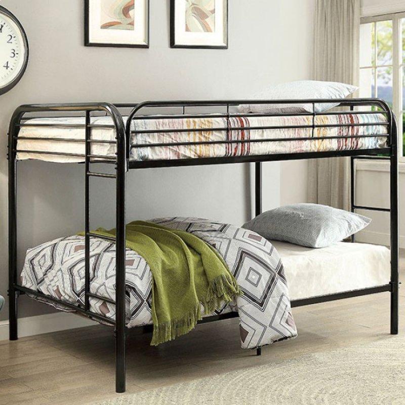  Furniture of America Kids Beds Bunk Bed CM-BK931BK-FF IMAGE 1