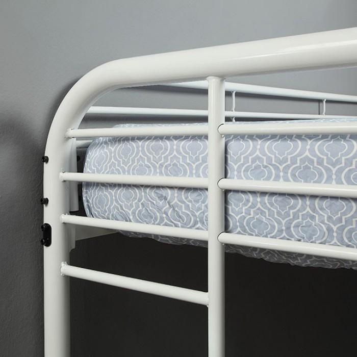  Furniture of America Kids Beds Bunk Bed CM-BK931WH-TF IMAGE 3
