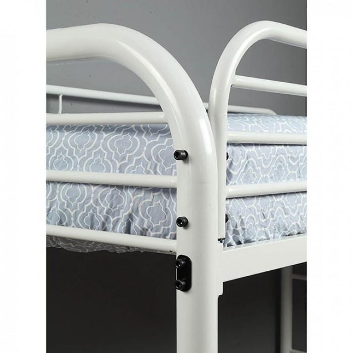  Furniture of America Kids Beds Bunk Bed CM-BK931WH-TF IMAGE 4