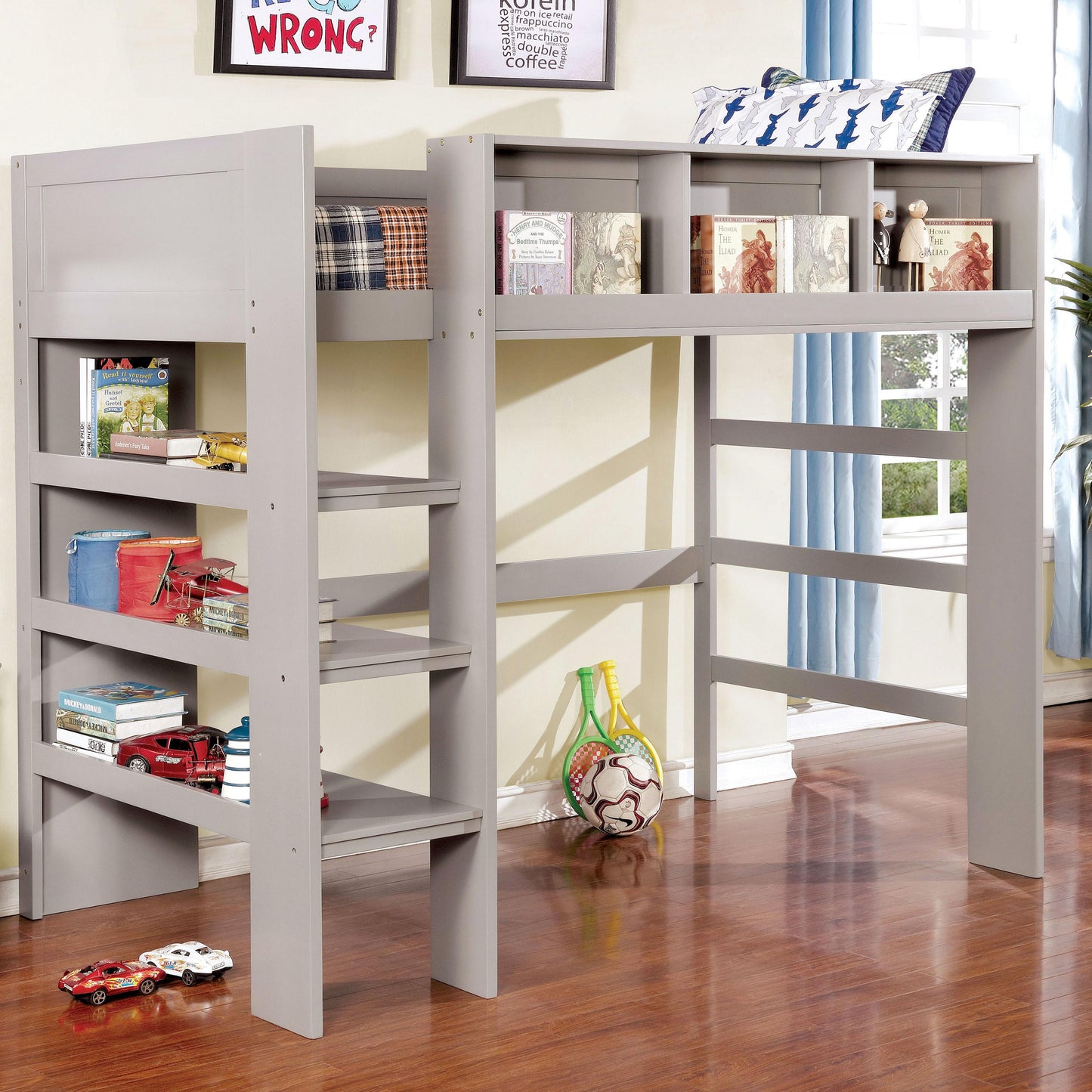  Furniture of America Kids Beds Loft Bed CM-BK965GY-L-BED IMAGE 2