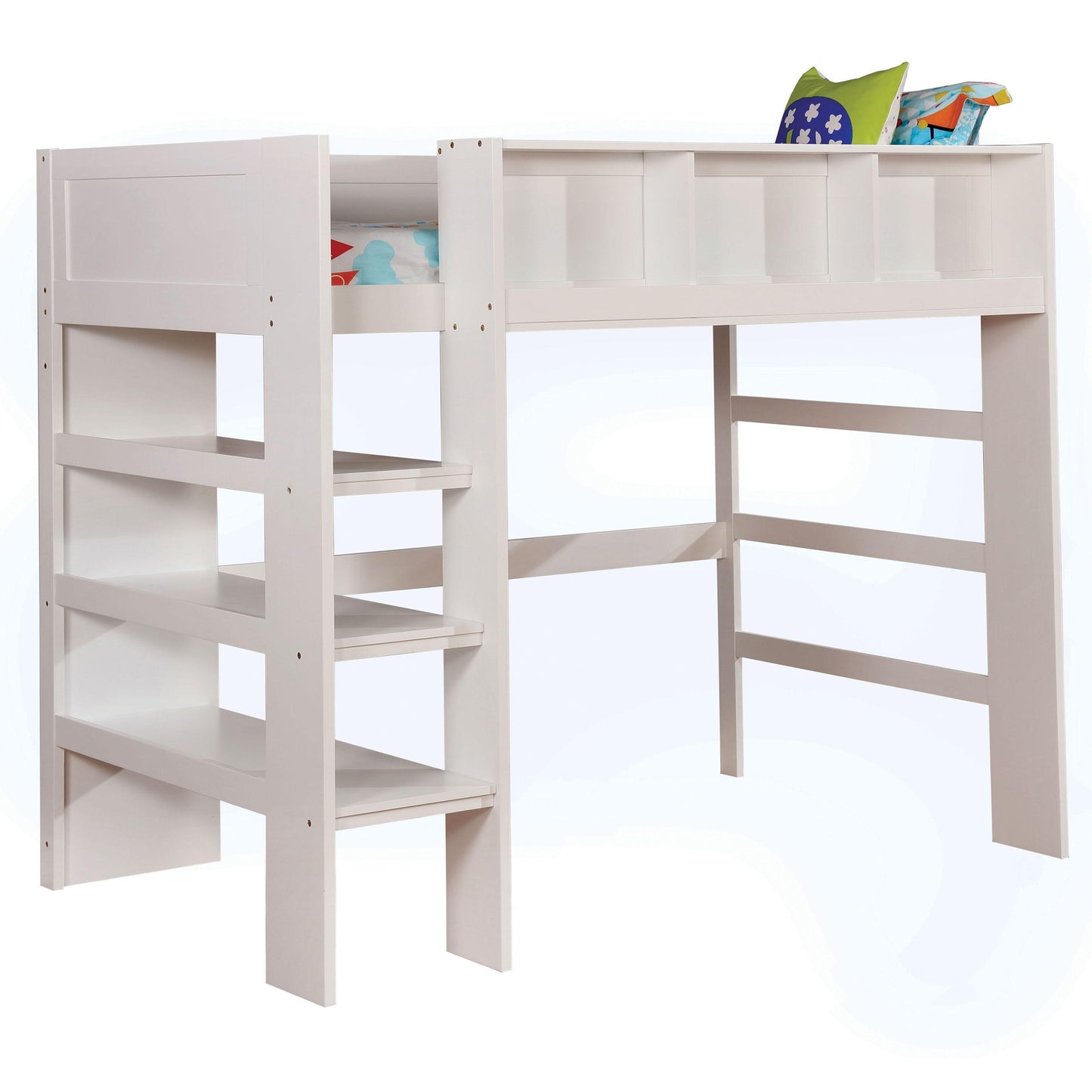  Furniture of America Kids Beds Bunk Bed CM-BK965WH-L-BED IMAGE 1