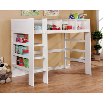  Furniture of America Kids Beds Bunk Bed CM-BK965WH-L-BED IMAGE 2