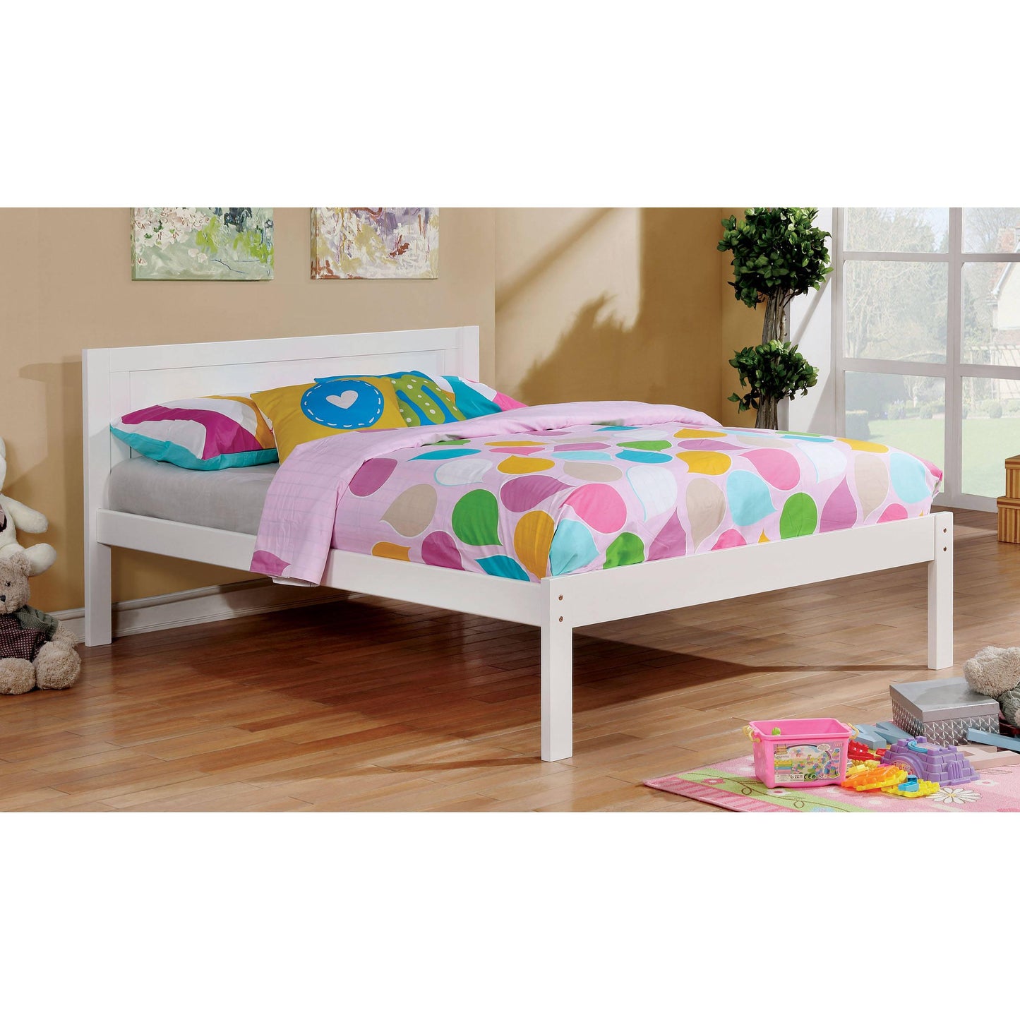  Furniture of America Kids Beds Bed CM-BK965WH-F-BED IMAGE 2