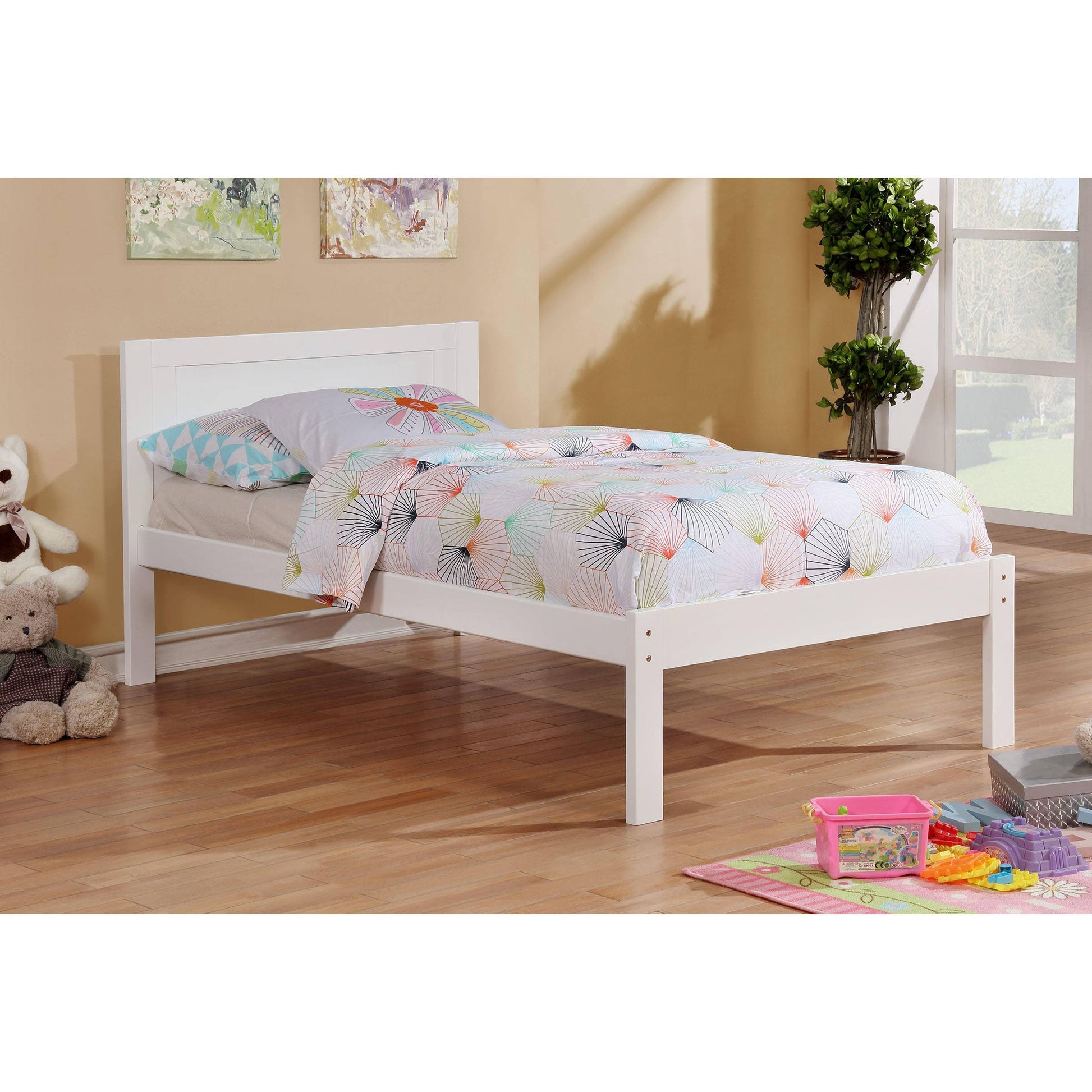  Furniture of America Kids Beds Bed CM-BK965WH-T-BED IMAGE 2