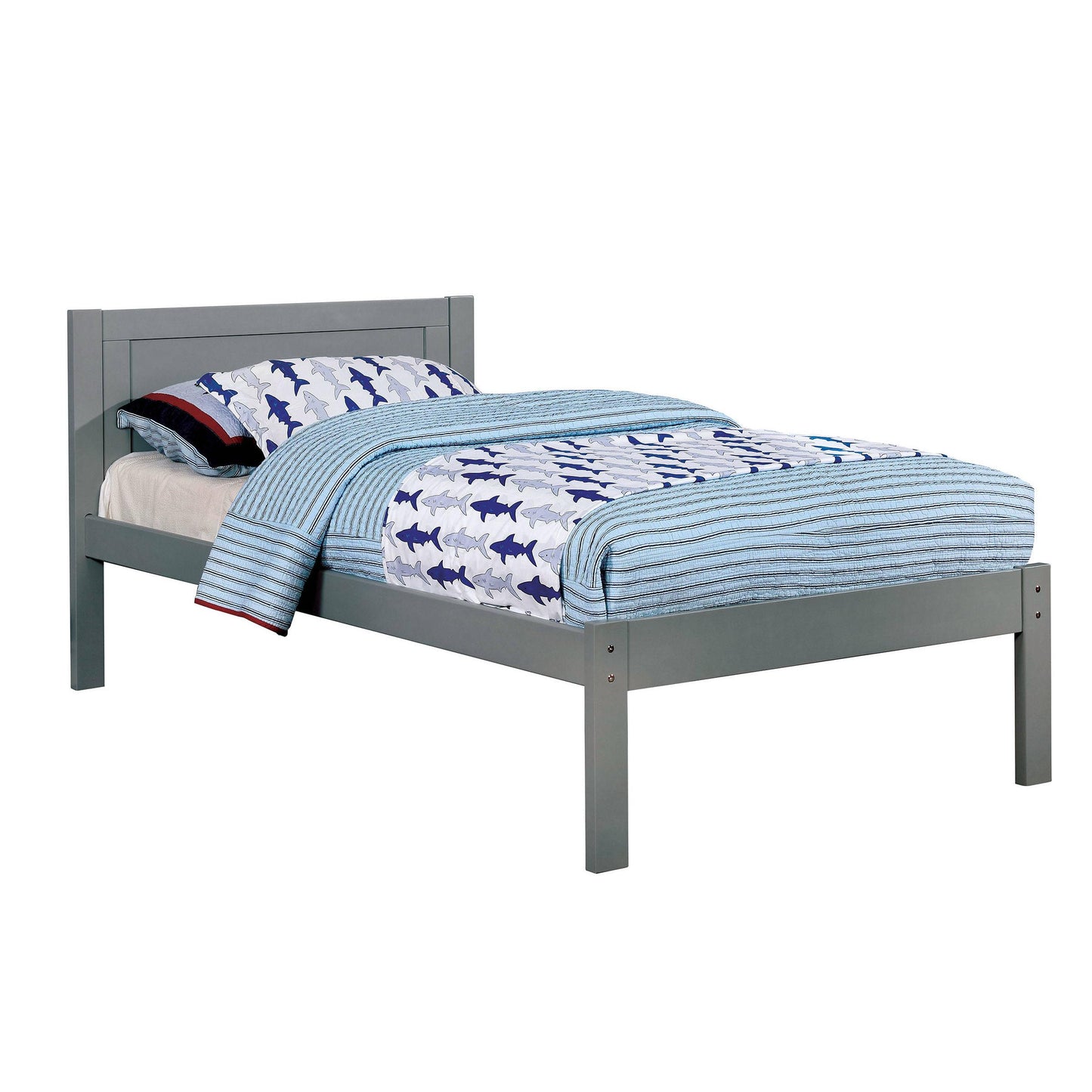  Furniture of America Kids Beds Bed CM-BK965GY-T-BED IMAGE 1