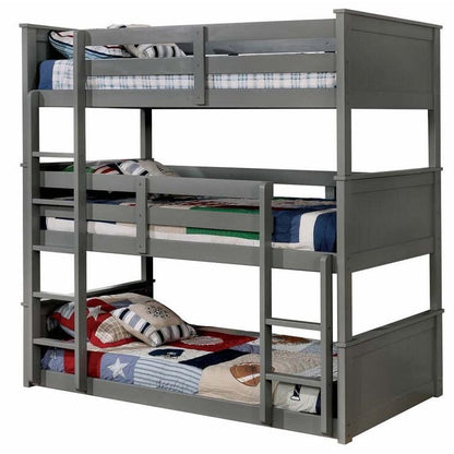  Furniture of America Kids Beds Bunk Bed CM-BK628GY-T-BED IMAGE 1