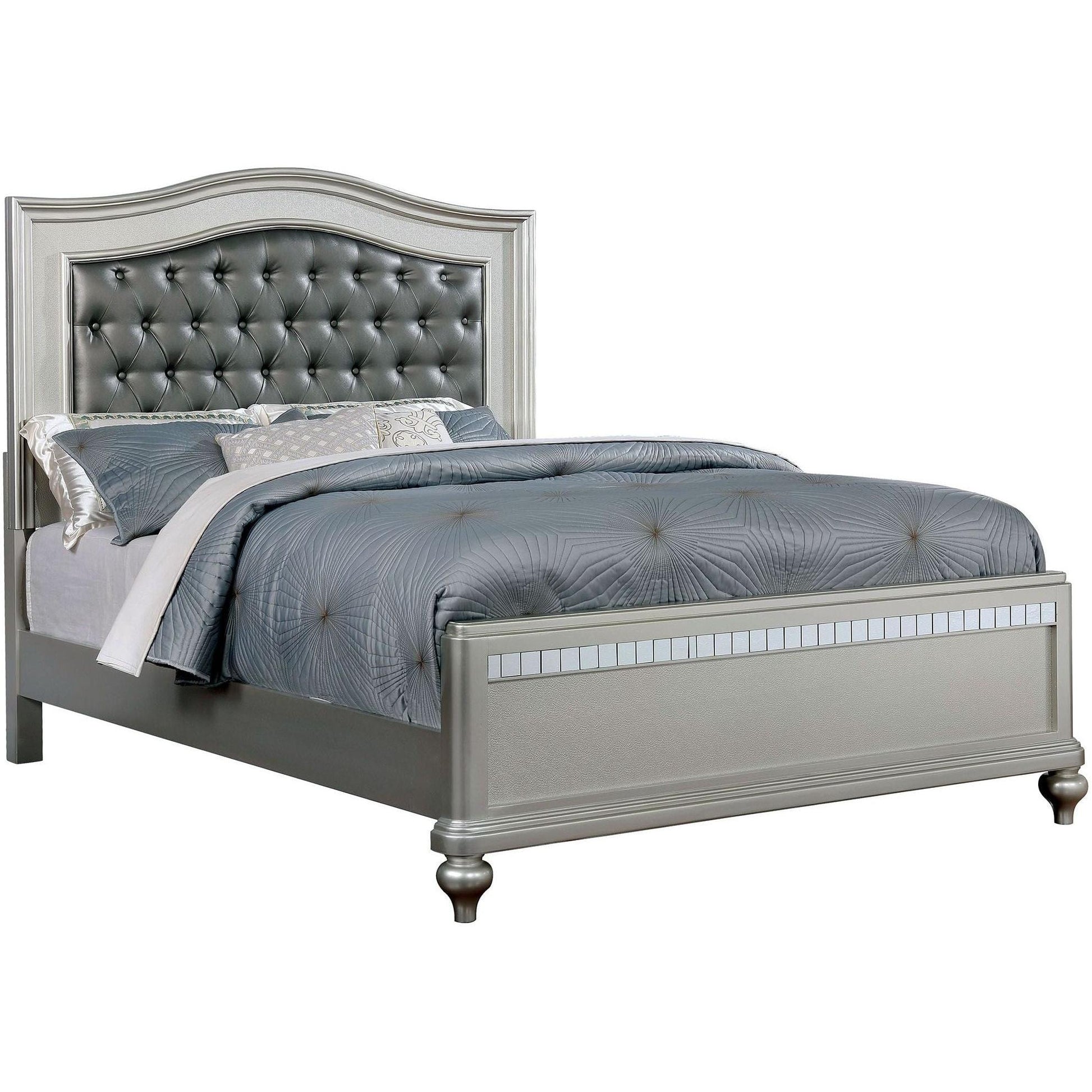  Furniture of America Ariston Queen Panel Bed CM7171SV-Q-BED IMAGE 1