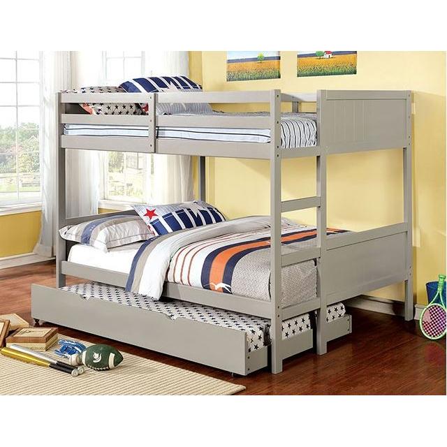  Furniture of America Kids Beds Bunk Bed CM-BK619F-GY-BED IMAGE 2