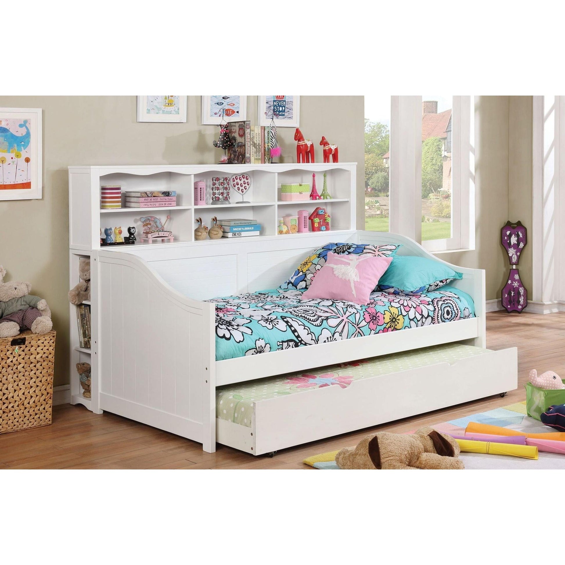  Furniture of America Frida Twin Daybed CM1950WH-BED/CM1950WH-BC-PK IMAGE 3