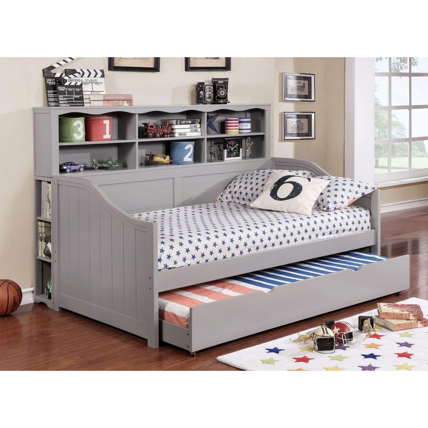  Furniture of America Frida Twin Daybed CM1950GY-BED/CM1950GY-BC-PK IMAGE 3
