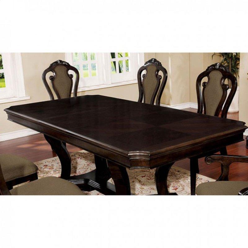  Furniture of America Rosalina Dining Table with Trestle Base CM3878T-TABLE IMAGE 1