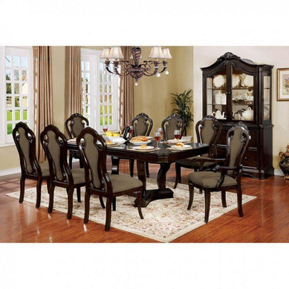  Furniture of America Rosalina Dining Table with Trestle Base CM3878T-TABLE IMAGE 4