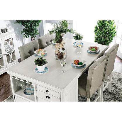 Furniture of America Sutton CM3390PT Counter Height Table IMAGE 4