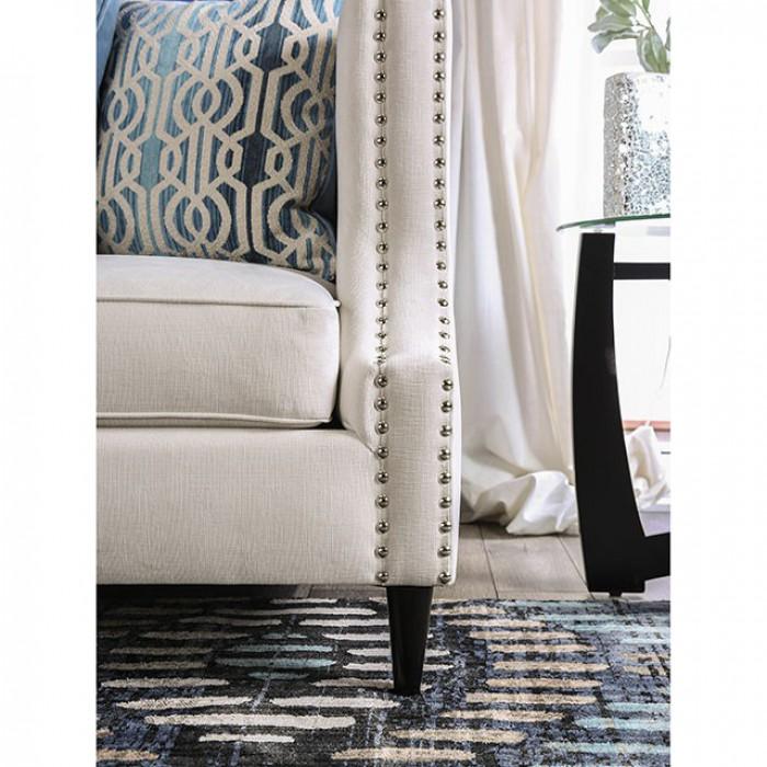  Furniture of America Tegan Stationary Fabric Sofa SM2217-SF IMAGE 3