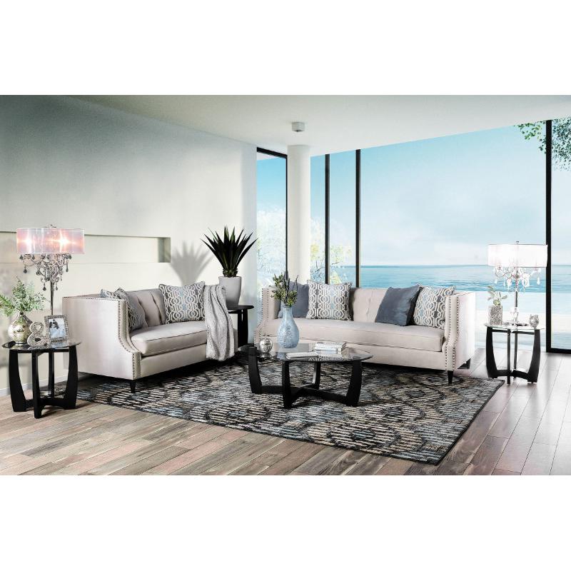  Furniture of America Tegan Stationary Fabric Sofa SM2217-SF IMAGE 7