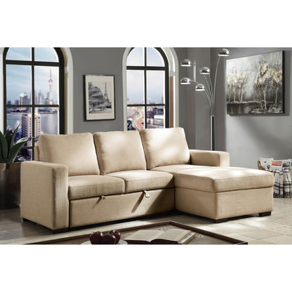  Furniture of America Arabella Fabric Sleeper Sectional CM6564BG-SECT IMAGE 1