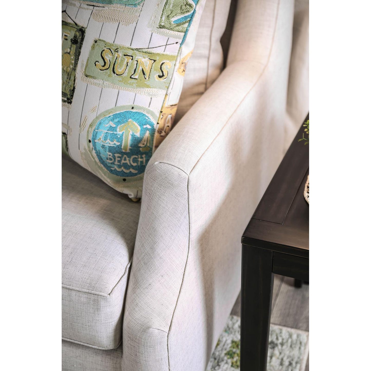  Furniture of America Dasia Stationary Fabric Sofa SM2011-SF IMAGE 5