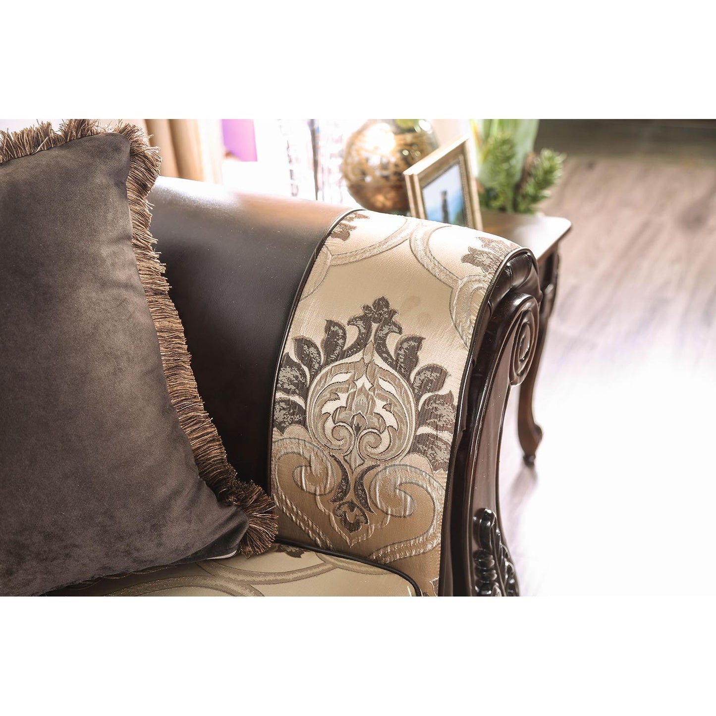  Furniture of America Talitha Stationary Fabric Sofa SM6311-SF IMAGE 3