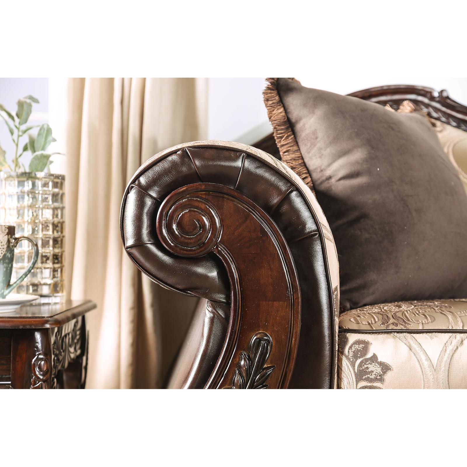  Furniture of America Talitha Stationary Fabric Sofa SM6311-SF IMAGE 5