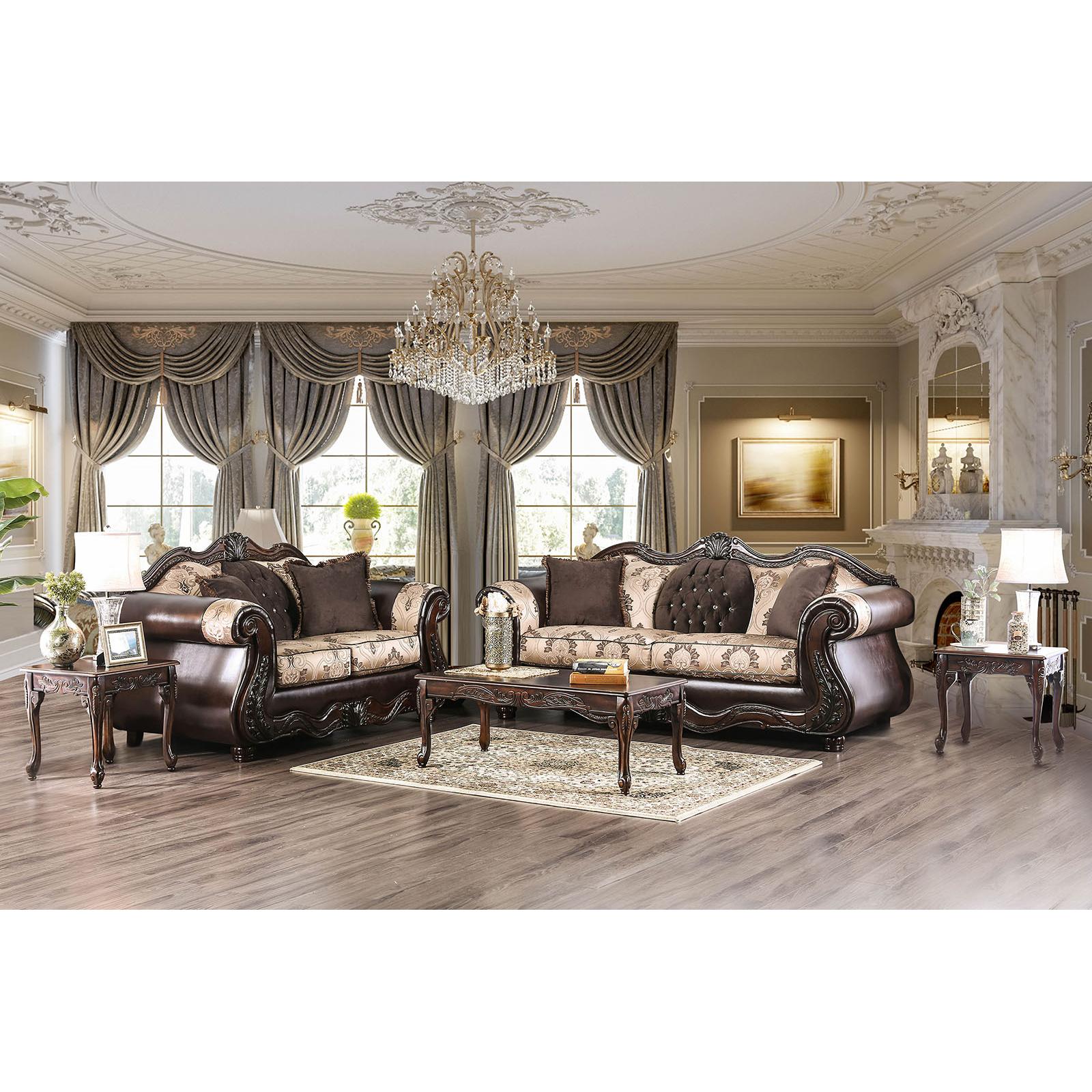  Furniture of America Talitha Stationary Fabric Sofa SM6311-SF IMAGE 7