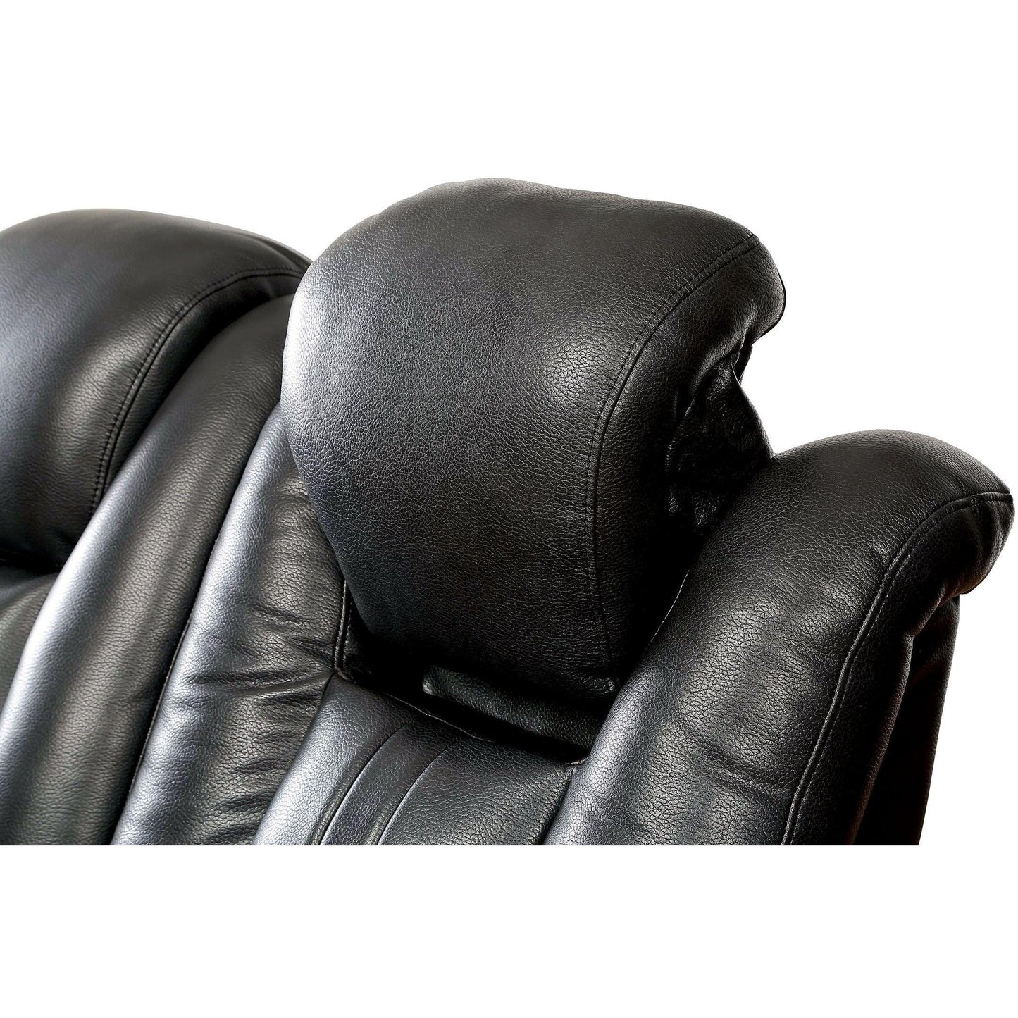  Furniture of America Zaurak Power Reclining Leatherette Sofa CM6291-SF IMAGE 2