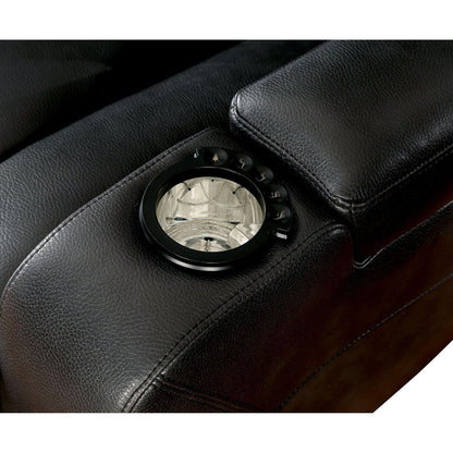  Furniture of America Zaurak Power Reclining Leatherette Sofa CM6291-SF IMAGE 4