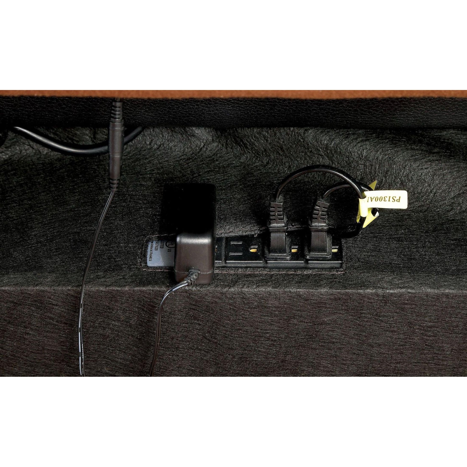  Furniture of America Zaurak Power Reclining Leatherette Sofa CM6291-SF IMAGE 6