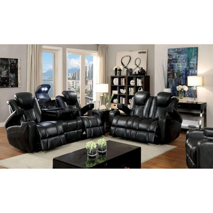  Furniture of America Zaurak Power Reclining Leatherette Sofa CM6291-SF IMAGE 9