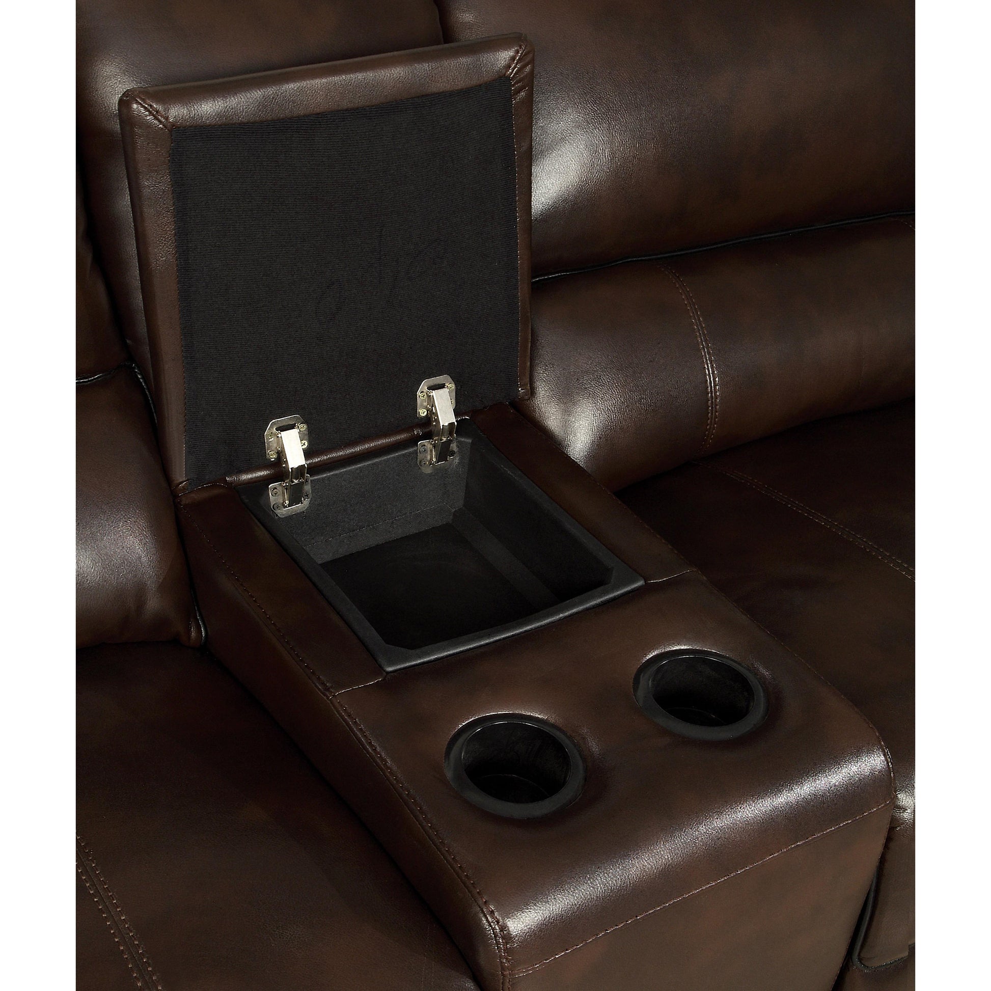  Furniture of America Jolene Reclining Leather Look 3 pc Sectional CM6838-SECTIONAL IMAGE 6