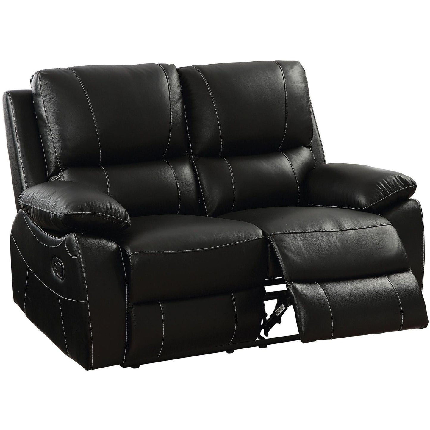  Furniture of America Nena Reclining Leather Match Loveseat CM6438-LV IMAGE 1