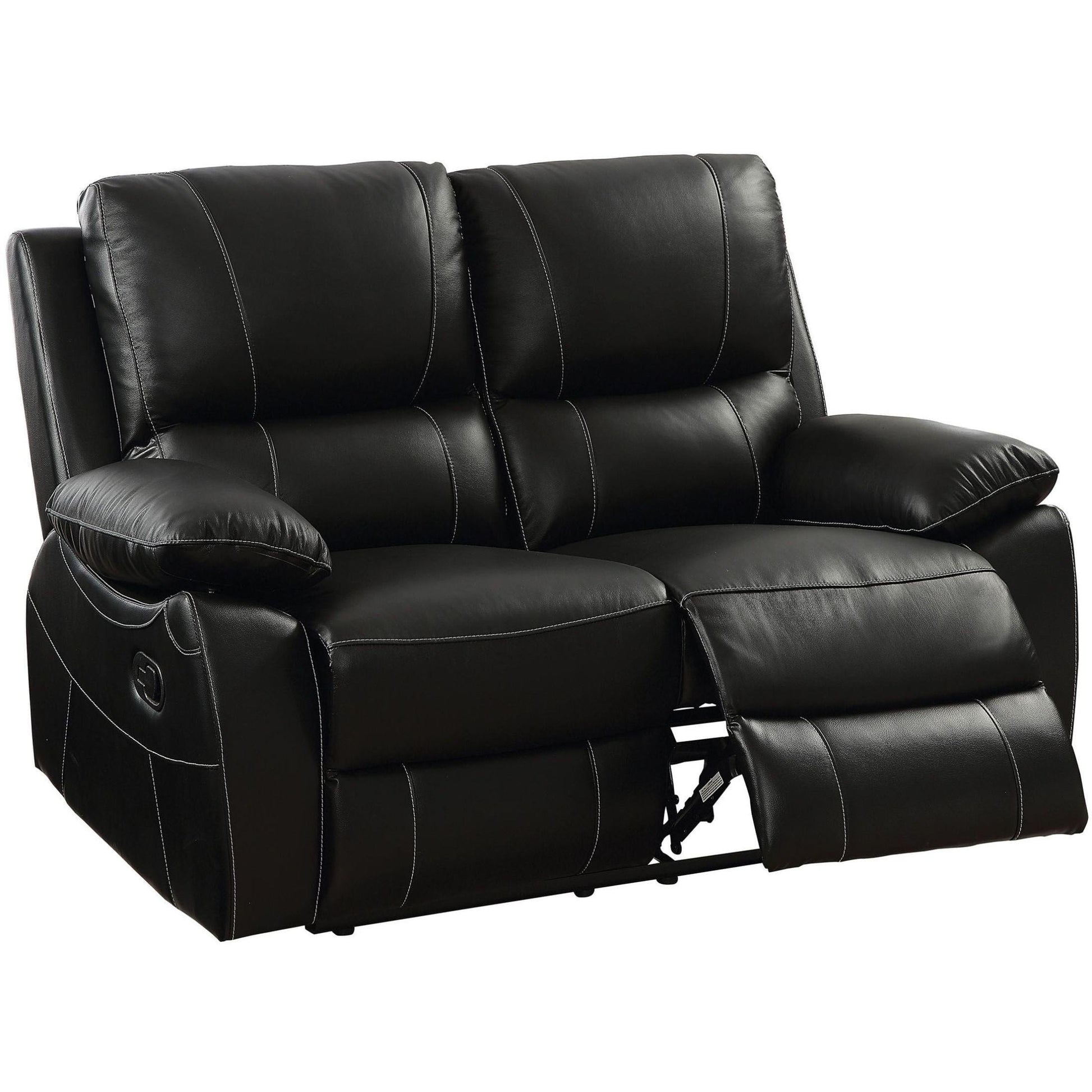  Furniture of America Nena Reclining Leather Match Loveseat CM6438-LV IMAGE 1