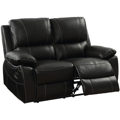  Furniture of America Nena Reclining Leather Match Loveseat CM6438-LV IMAGE 1