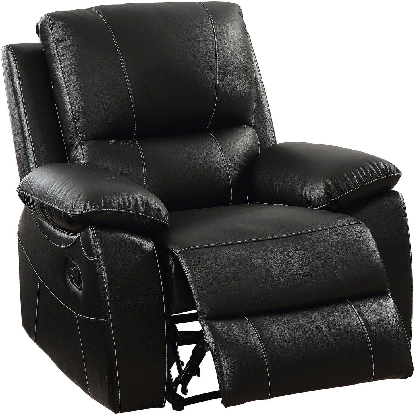  Furniture of America Nena Leather Match Recliner CM6438-CH IMAGE 1