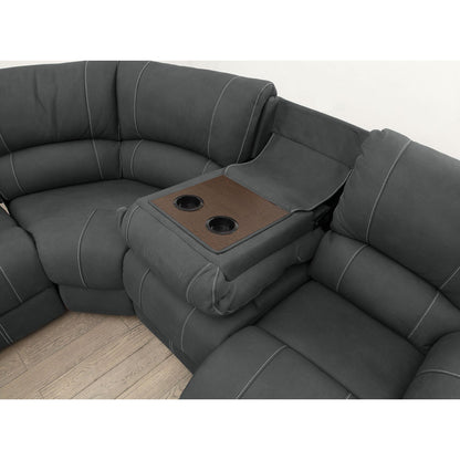  Furniture of America Monique Reclining Fabric 3 pc Sectional CM6519-SECT-CT IMAGE 2