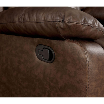  Furniture of America Kris Reclining Leather Match Loveseat CM6293-LV IMAGE 2