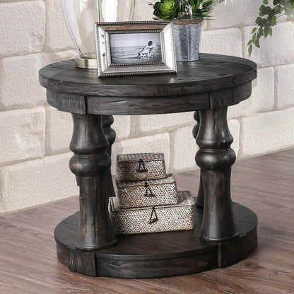  Furniture of America Mika End Table CM4424GY-E IMAGE 1