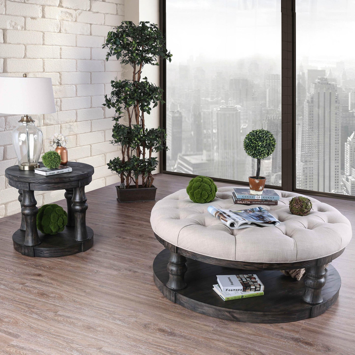  Furniture of America Mika End Table CM4424GY-E IMAGE 4