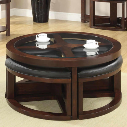 Furniture of America Crystal Cove CM4321C Coffee Table IMAGE 1